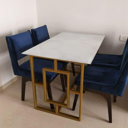 Rubik's Cube Dining Table with Chairs